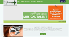 Desktop Screenshot of musictrainingclub.com